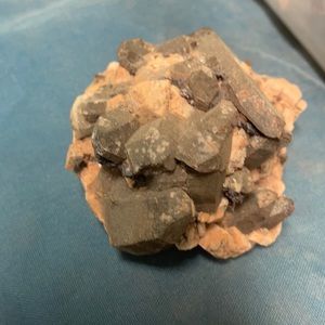 Smoky quartz and Fluorite